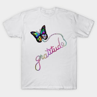 Gratitude Journals & GIfts, Butterfly Graphic Art Design T-Shirt